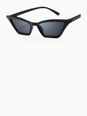 Women's Narrow Cat Eye Sunglasses with Gradient Lenses and UV Protection