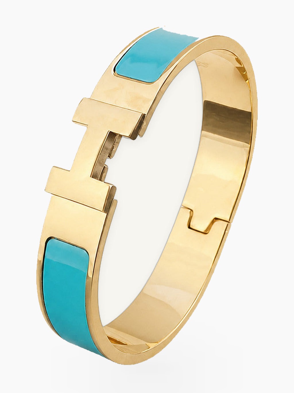 Women's H Design Cuff Bangle Bracelet