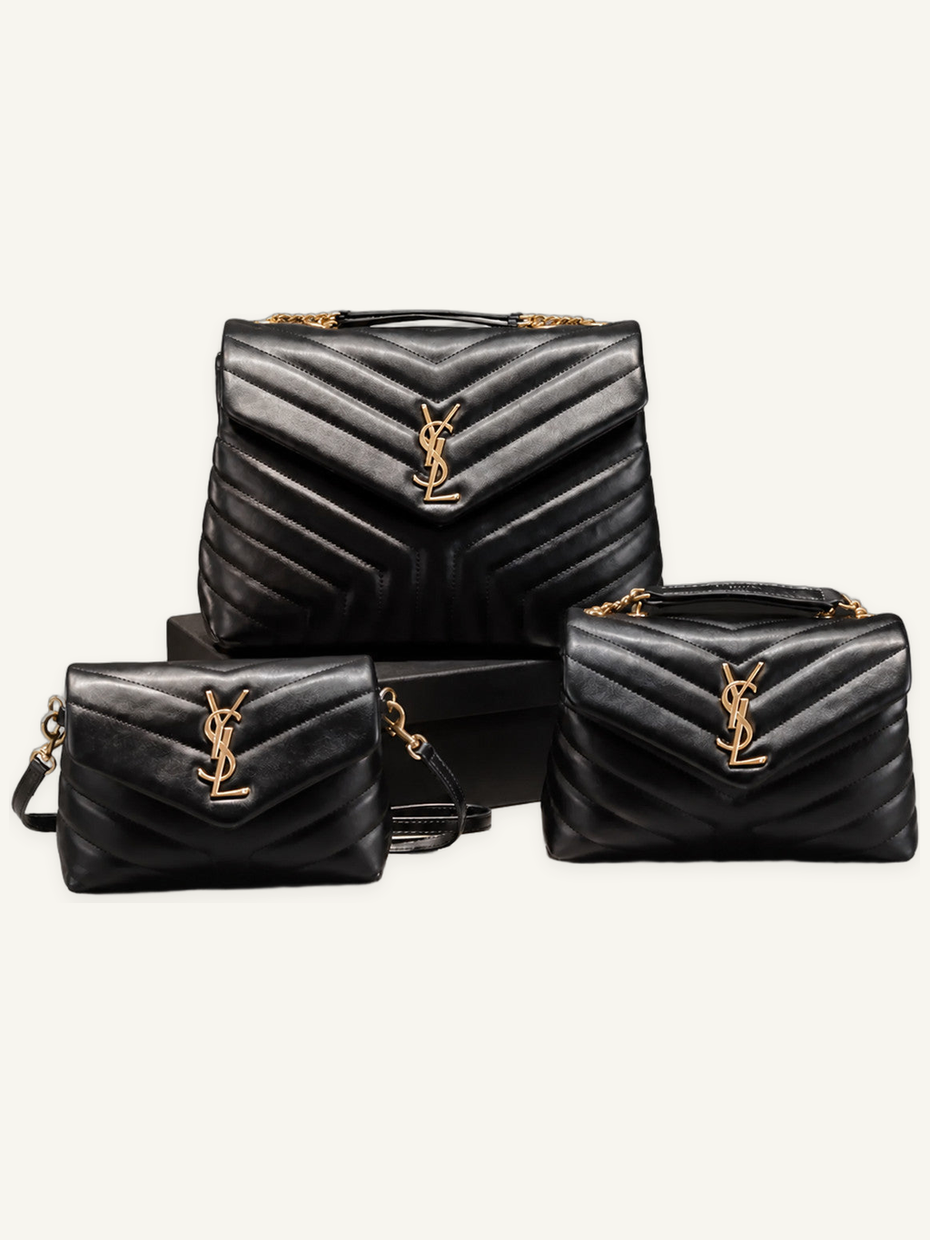 Quilted Chevron Flap Shoulder Bag with Chain Strap