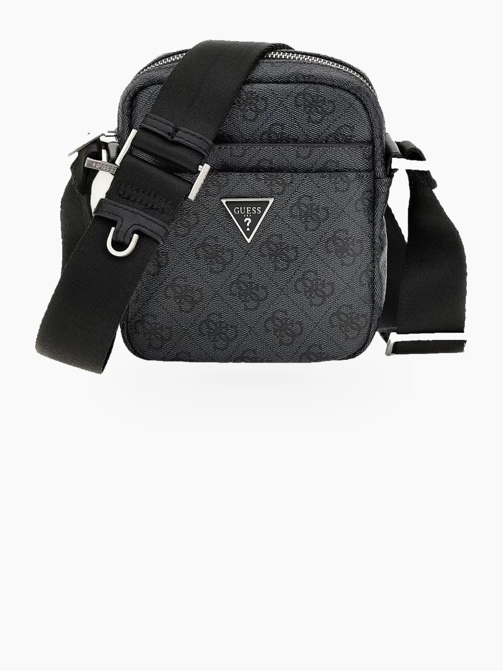 Rectangular Crossbody Bag with Adjustable Strap and Front Zip Pocket