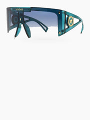 Oversized Shield Sunglasses with Gradient Lenses