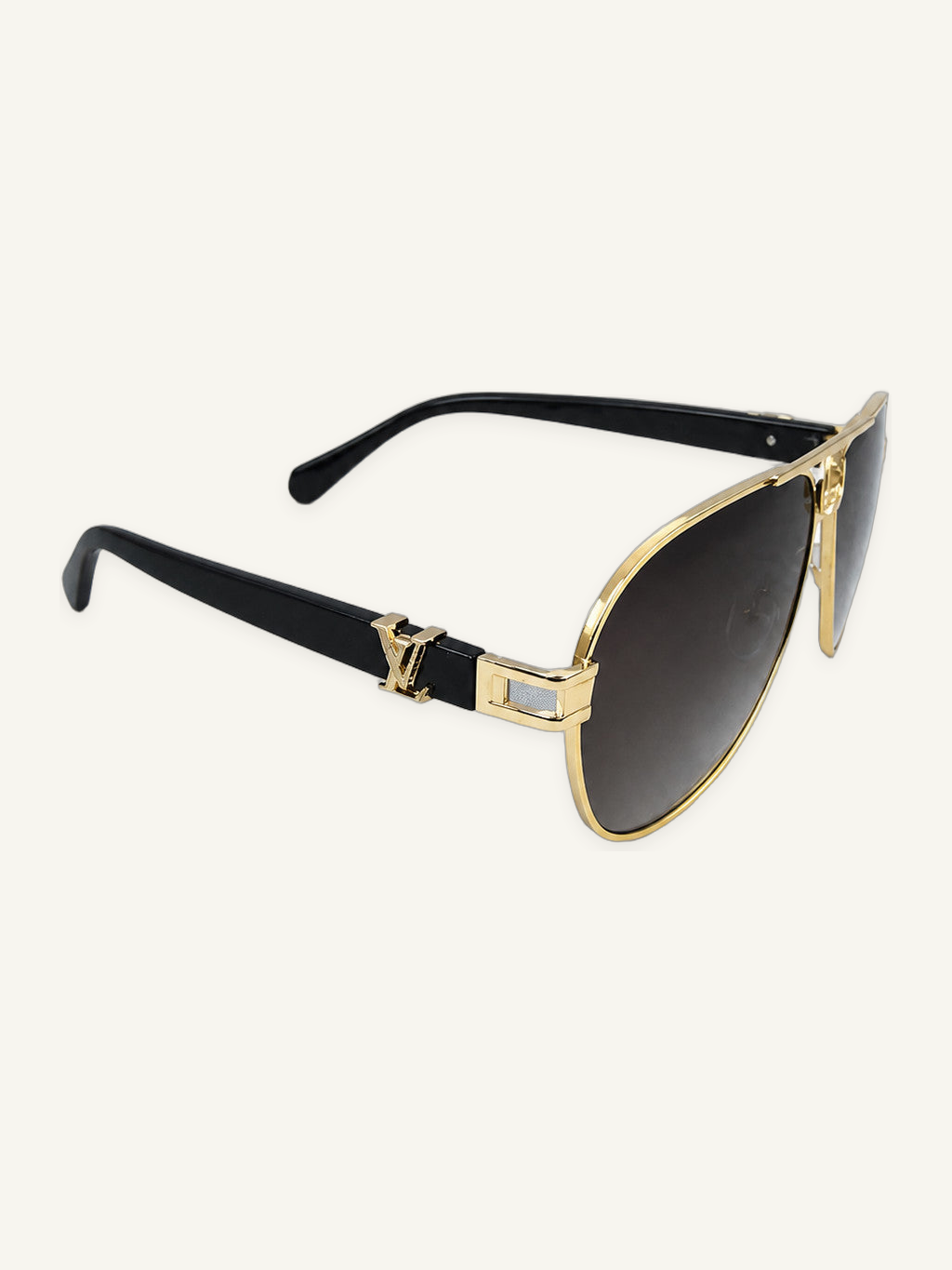 Aviator Sunglasses with Double Bridge and UV Protection