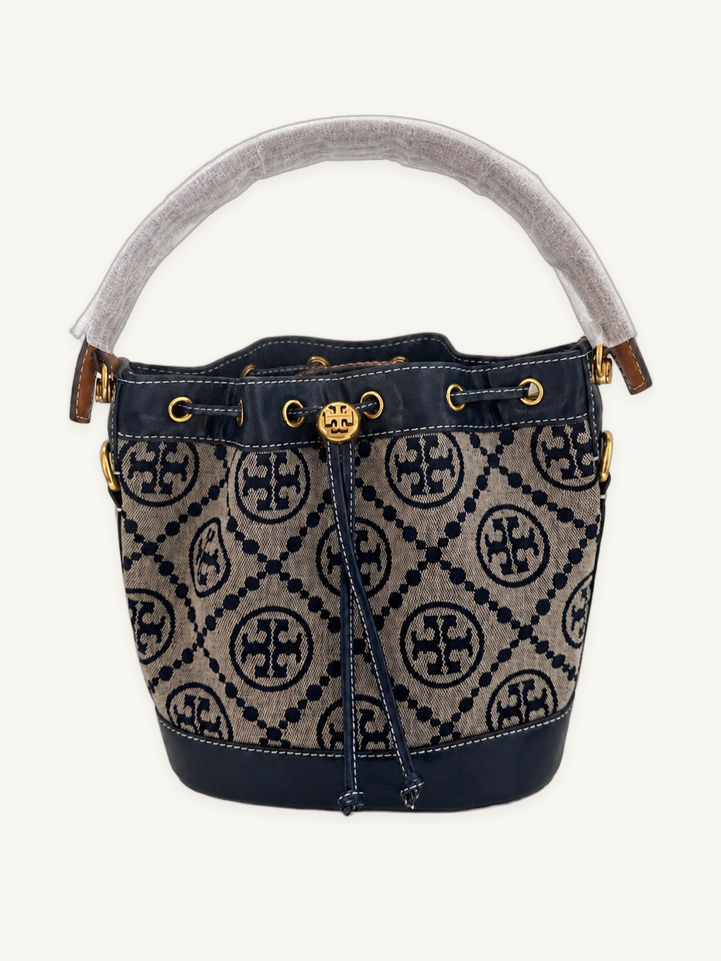 Signature Monogram Drawstring Bucket Bag