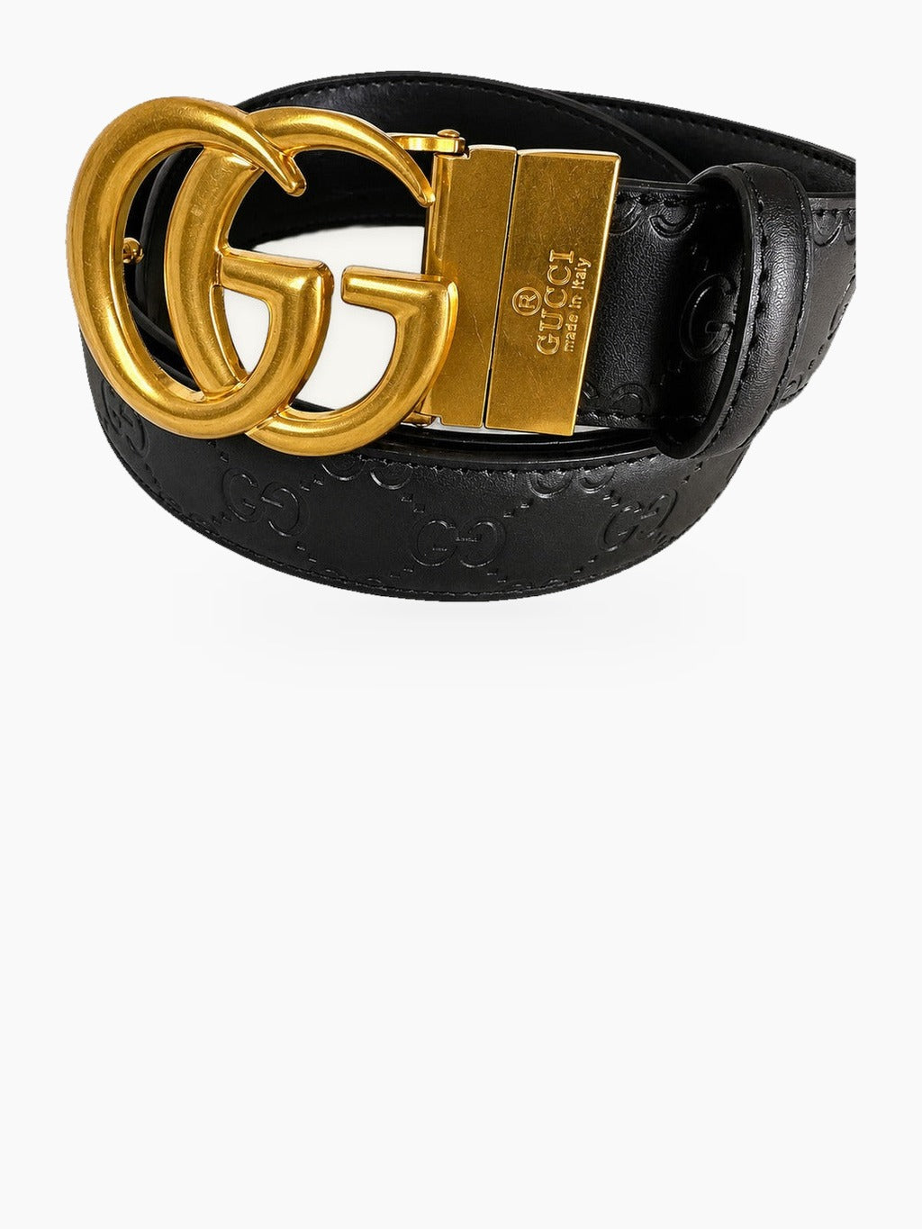 Premium Embossed Interlocking Buckle Belt
