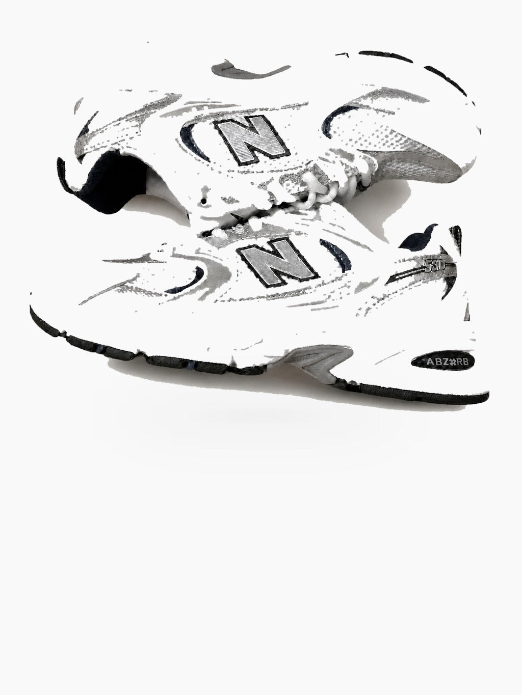 MEN Pure Origin New Balance NB530 running shoes, breathable mesh inner height increase for men, classic dad shoes
