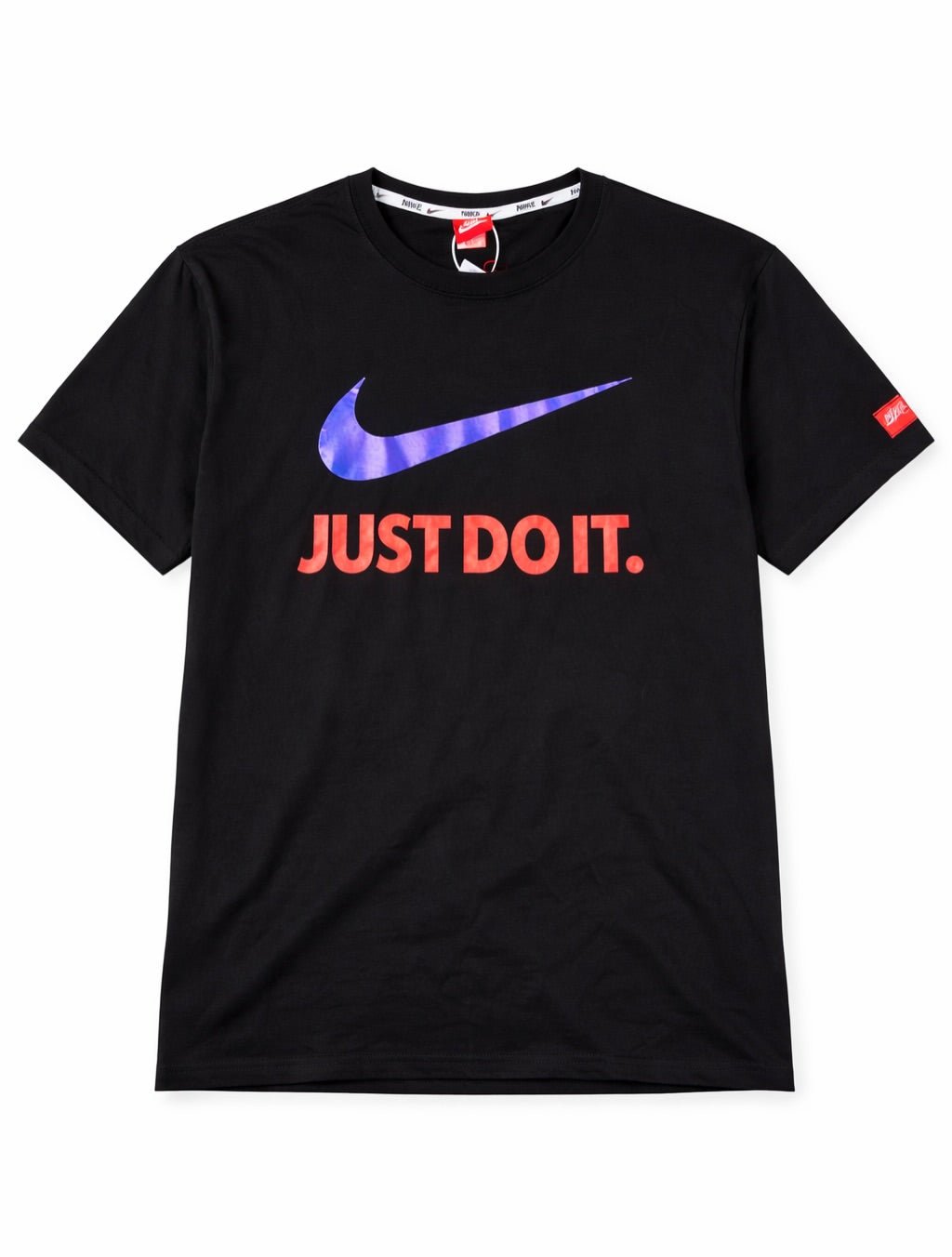 Graphic Crewneck T Shirt with Short Sleeves