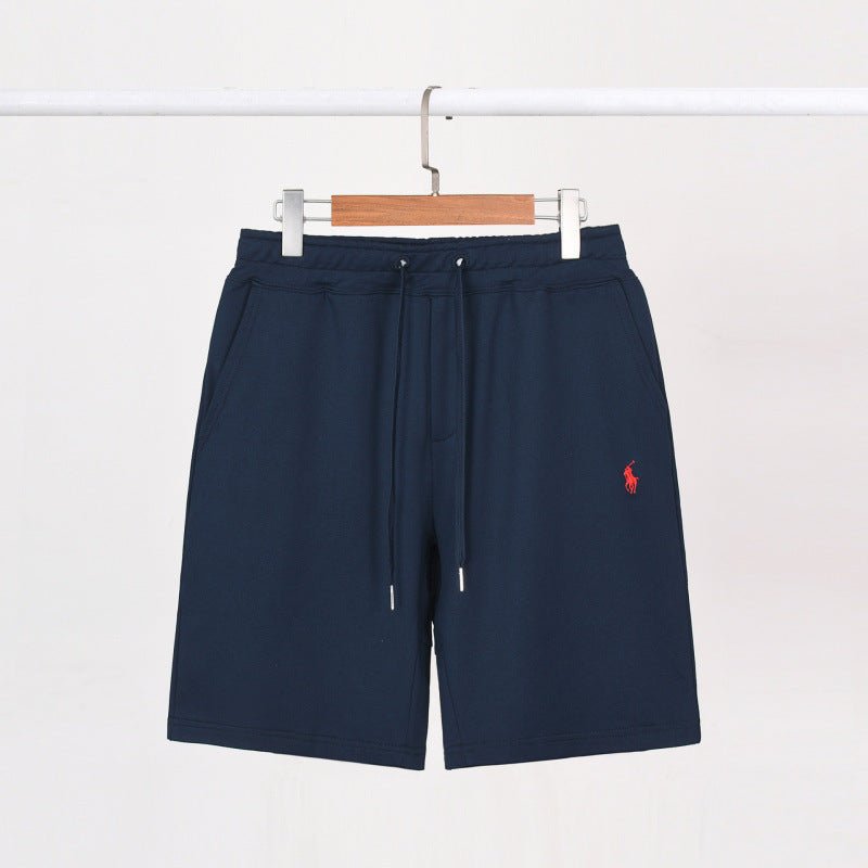 Drawstring Athletic Shorts with Side Pockets