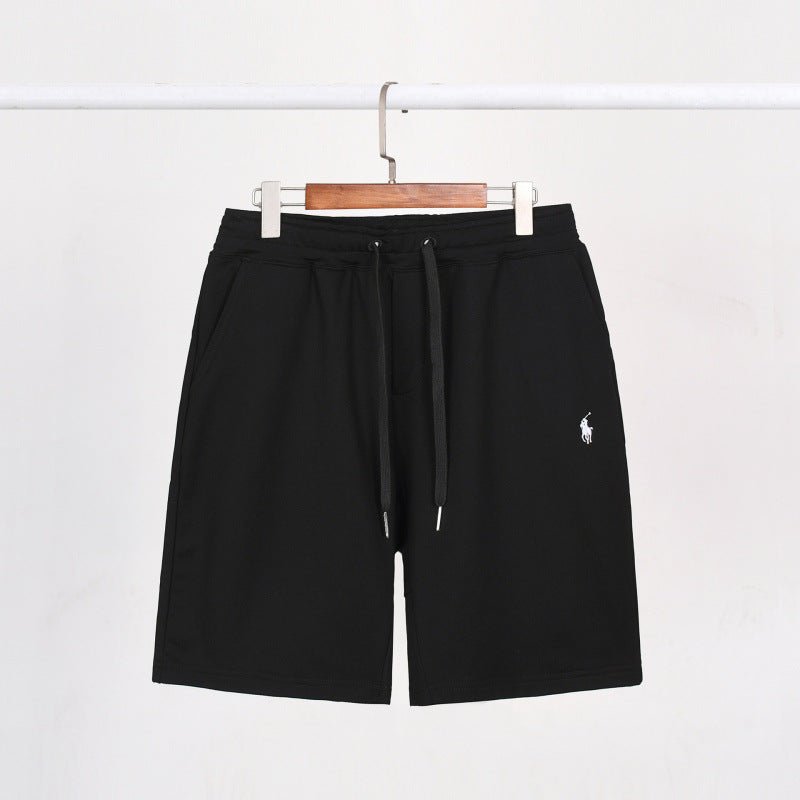Drawstring Athletic Shorts with Side Pockets