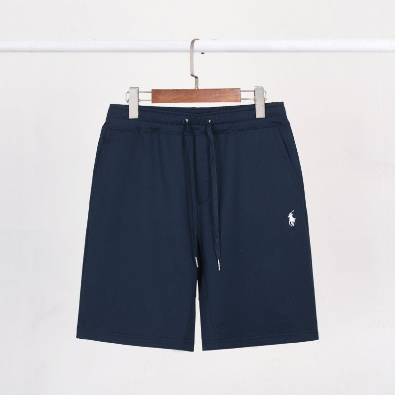Drawstring Athletic Shorts with Side Pockets
