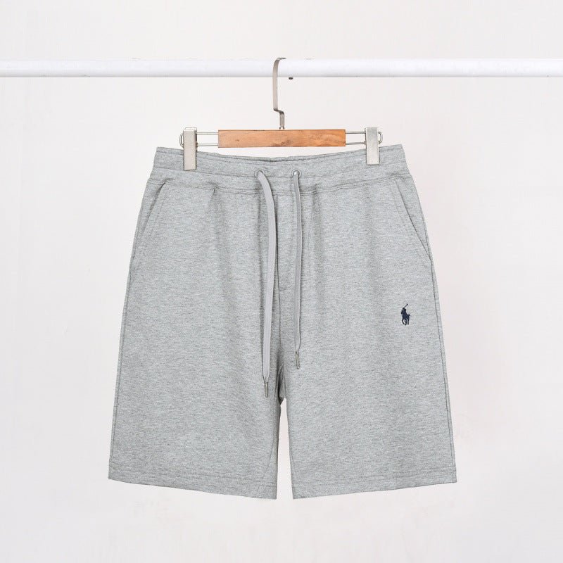 Drawstring Athletic Shorts with Side Pockets
