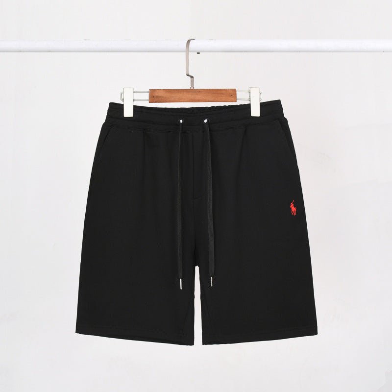 Drawstring Athletic Shorts with Side Pockets