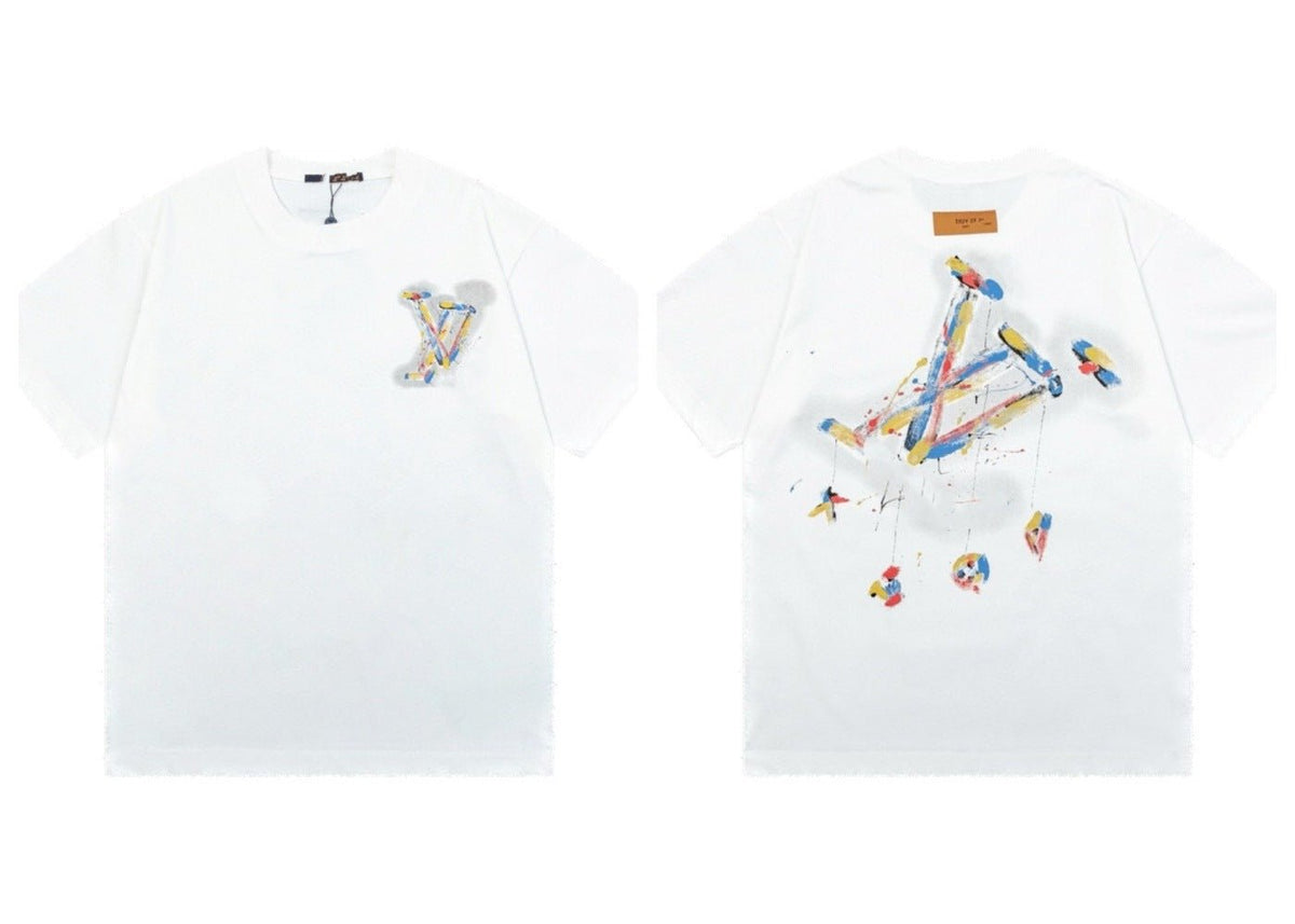 Graphic Print Crew Neck Short Sleeve T Shirt