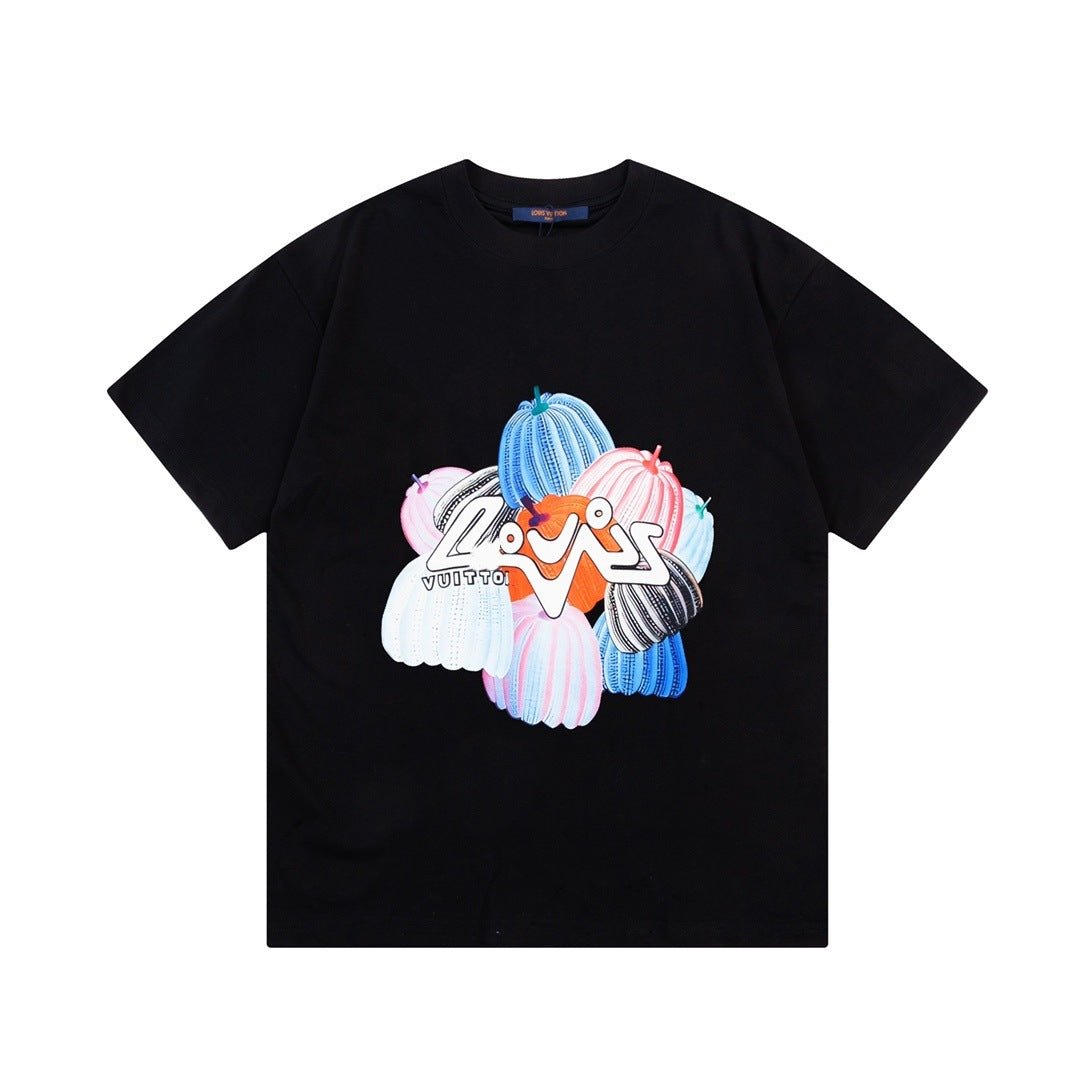 Graphic Print Crew Neck Short Sleeve T Shirt