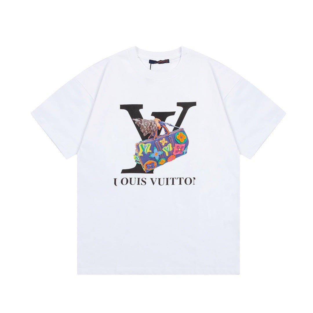 Graphic Print Crew Neck Short Sleeve T Shirt