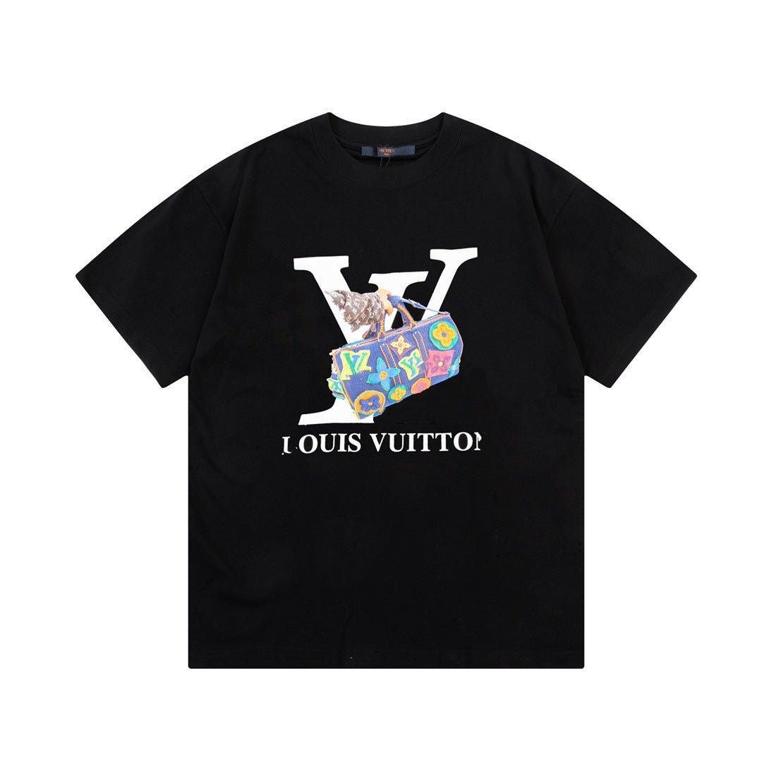 Graphic Print Crew Neck Short Sleeve T Shirt