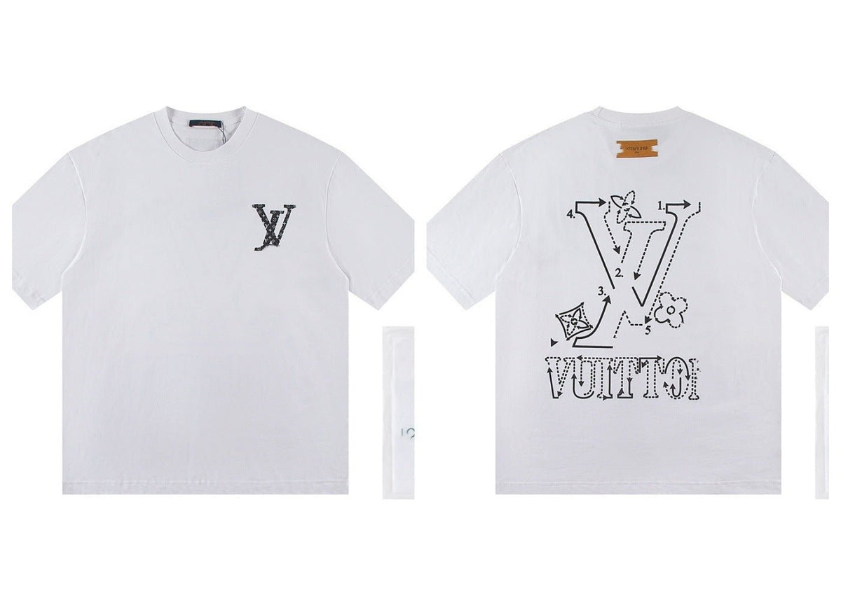 Graphic Print Crew Neck Short Sleeve T Shirt