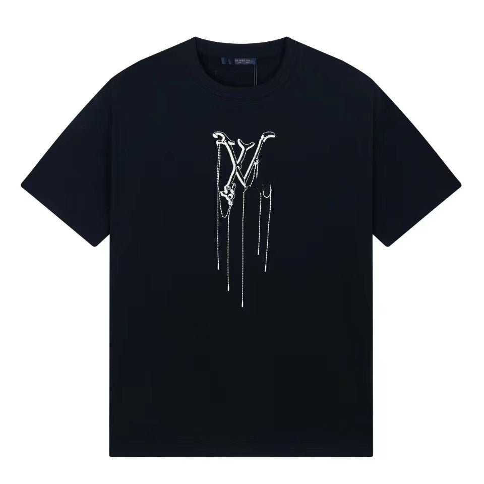 Graphic Print Crew Neck Short Sleeve T Shirt